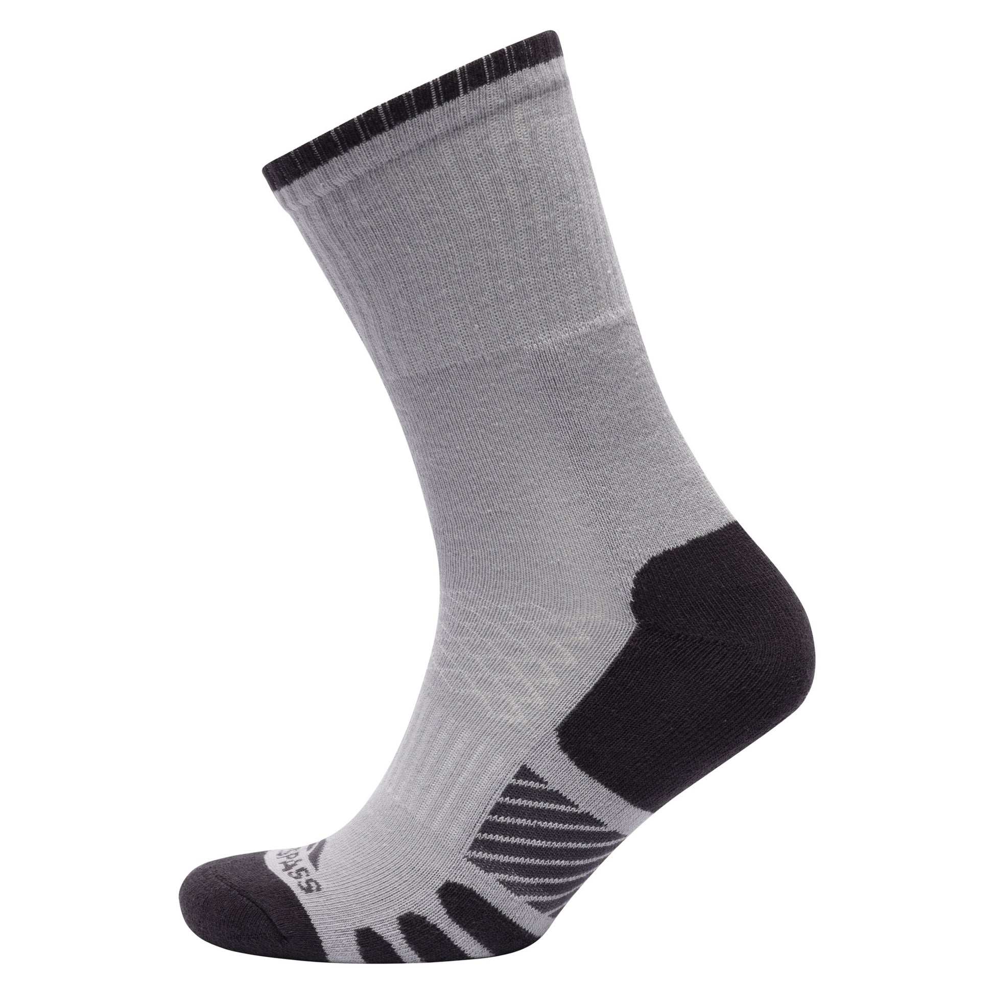 Platinum - Front - Trespass Unisex Adult Coman Trekking Socks