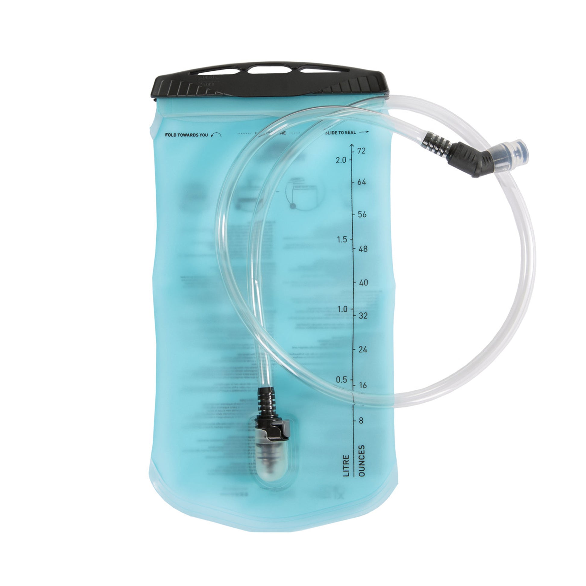 Clear Blue - Back - Trespass Quenched 2L Hydration Bladder