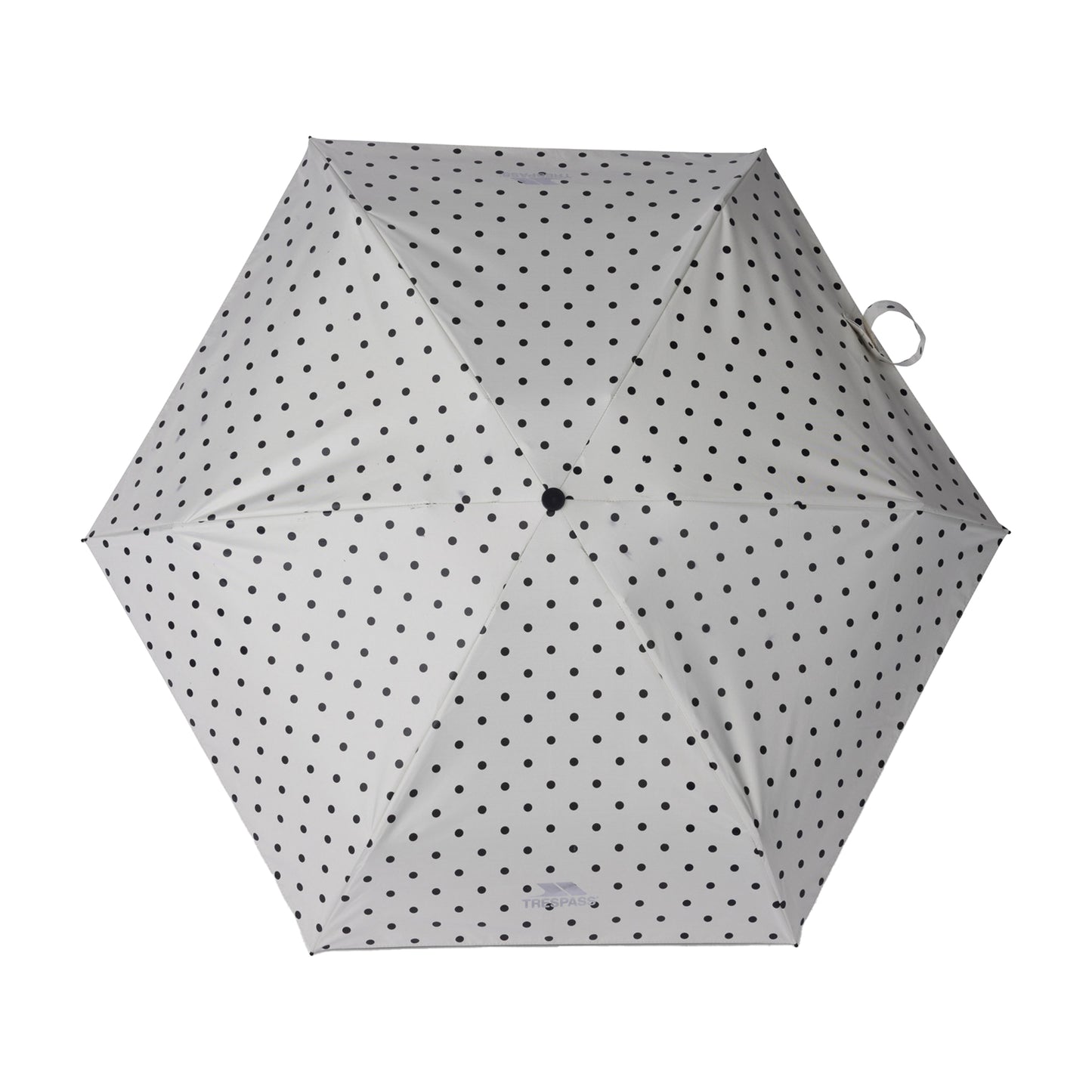 White - Side - Trespass Dreep Polka Dot Folding Umbrella