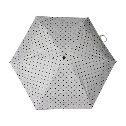 White - Side - Trespass Dreep Polka Dot Folding Umbrella