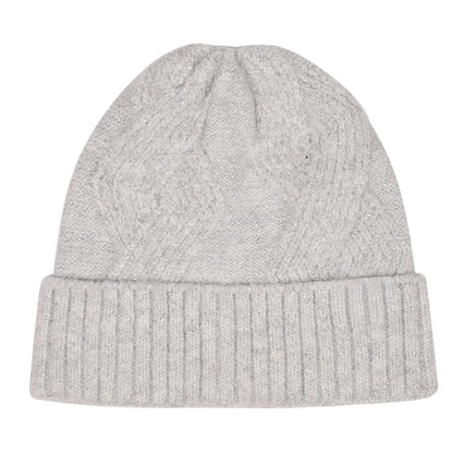 Grey Marl - Back - Trespass Womens-Ladies Jalen Knitted Beanie