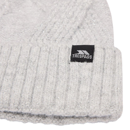 Grey Marl - Lifestyle - Trespass Womens-Ladies Jalen Knitted Beanie