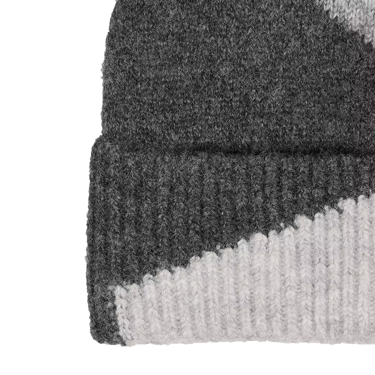 Grey Marl - Back - Trespass Womens-Ladies Rae Colour Block Knitted Beanie