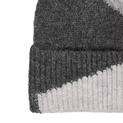 Grey Marl - Back - Trespass Womens-Ladies Rae Colour Block Knitted Beanie