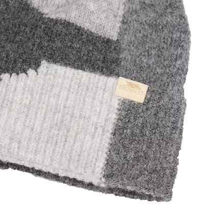 Grey Marl - Lifestyle - Trespass Womens-Ladies Rae Colour Block Knitted Beanie