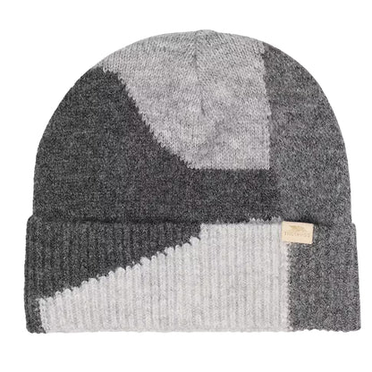 Grey Marl - Front - Trespass Womens-Ladies Rae Colour Block Knitted Beanie