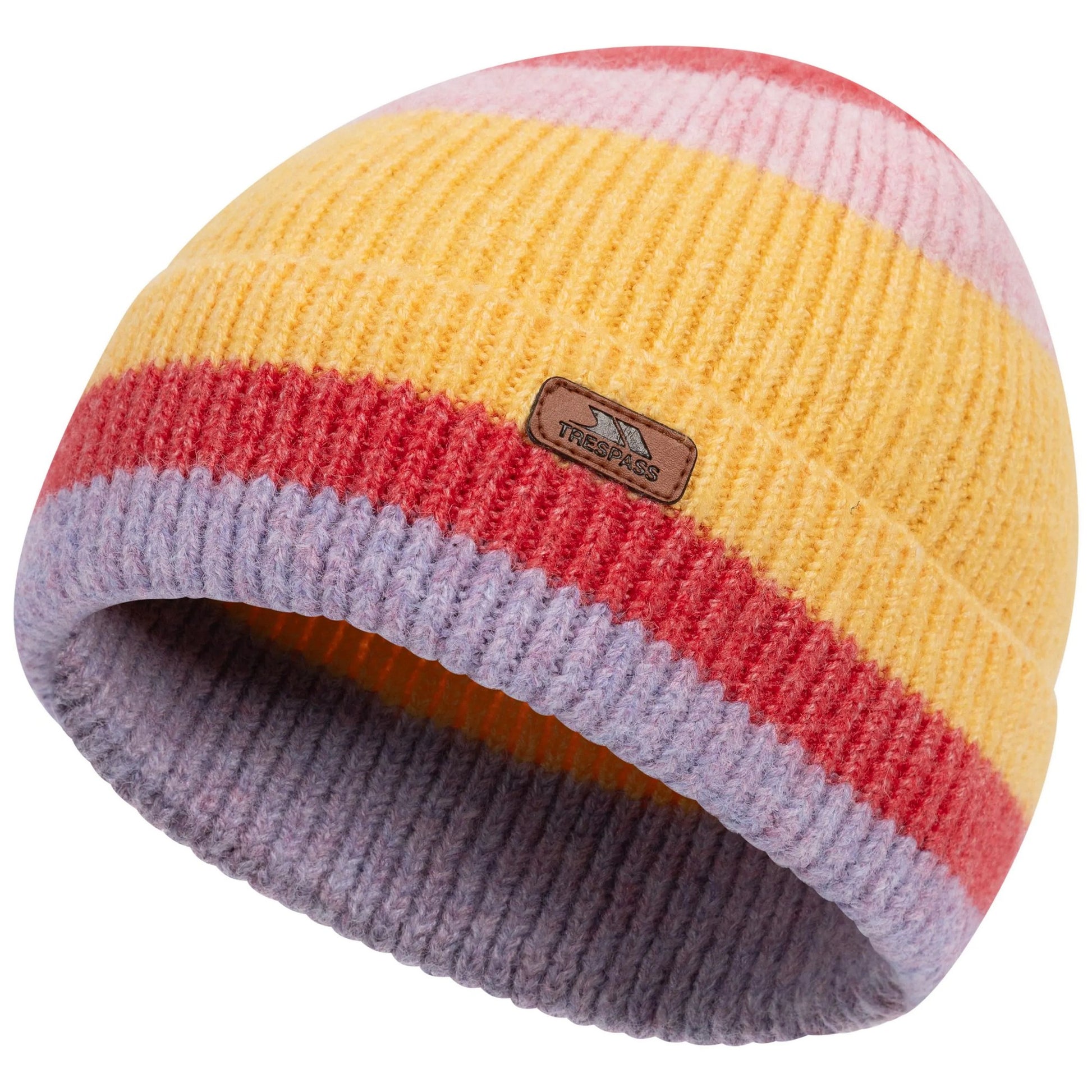 Soft Orange - Lifestyle - Trespass Womens-Ladies Akino Knitted Beanie