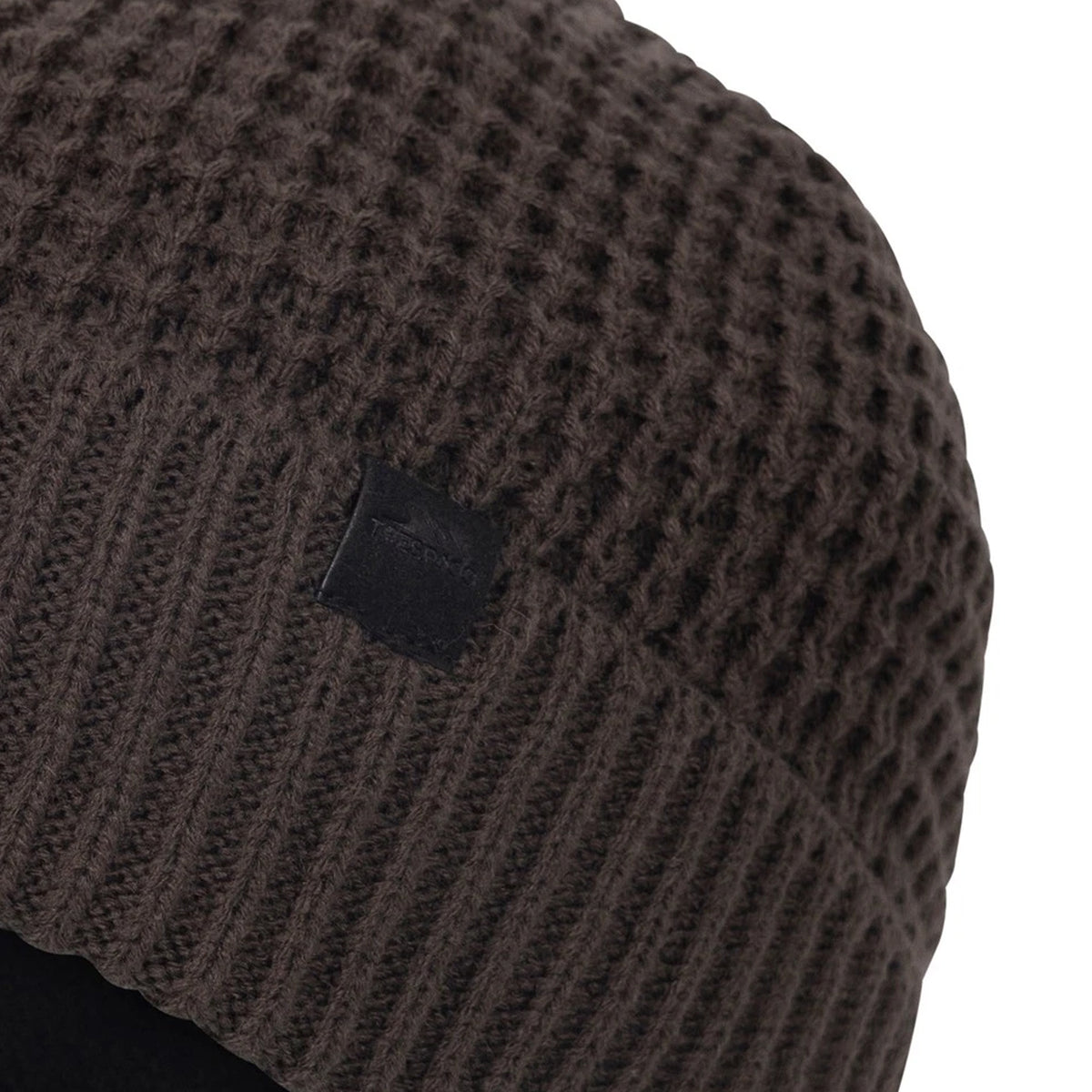 Charcoal - Side - Trespass Mens Norry Beanie