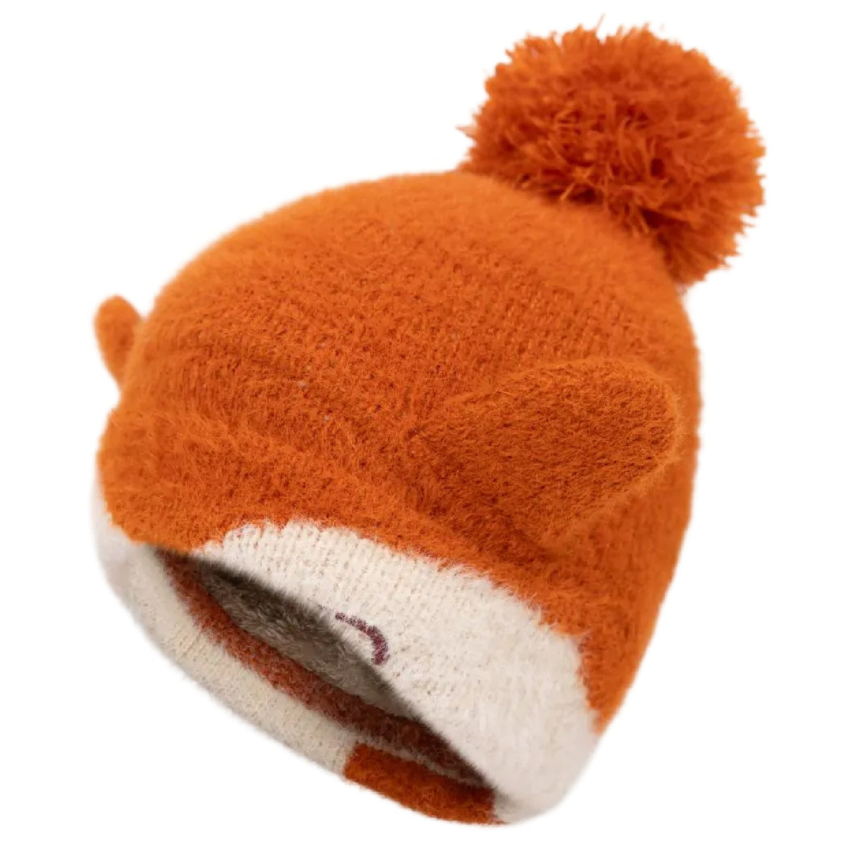 Orange - Back - Trespass Childrens-Kids Mr Foy Beanie