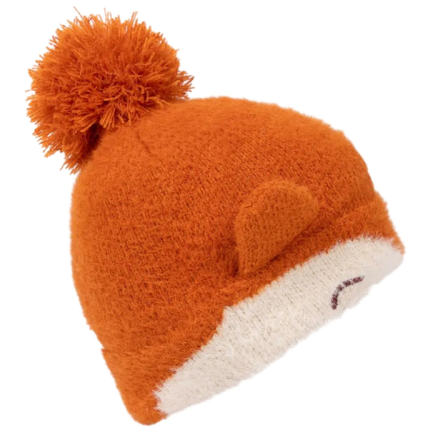 Orange - Side - Trespass Childrens-Kids Mr Foy Beanie