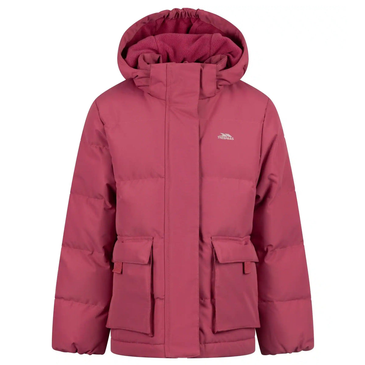 Rose Blush - Front - Trespass Girls Mallows Jacket