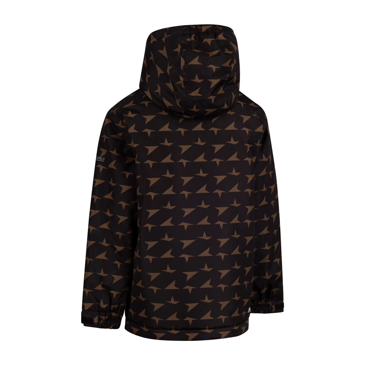 Black - Back - Trespass Boys Belbay All-Over Print Jacket