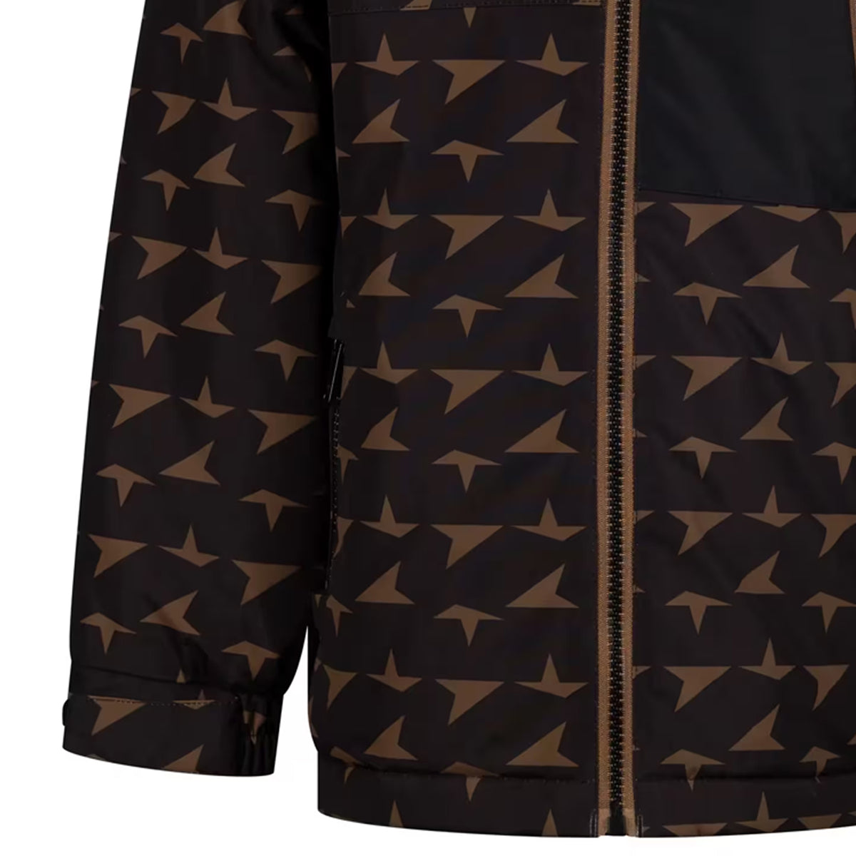 Black - Lifestyle - Trespass Boys Belbay All-Over Print Jacket