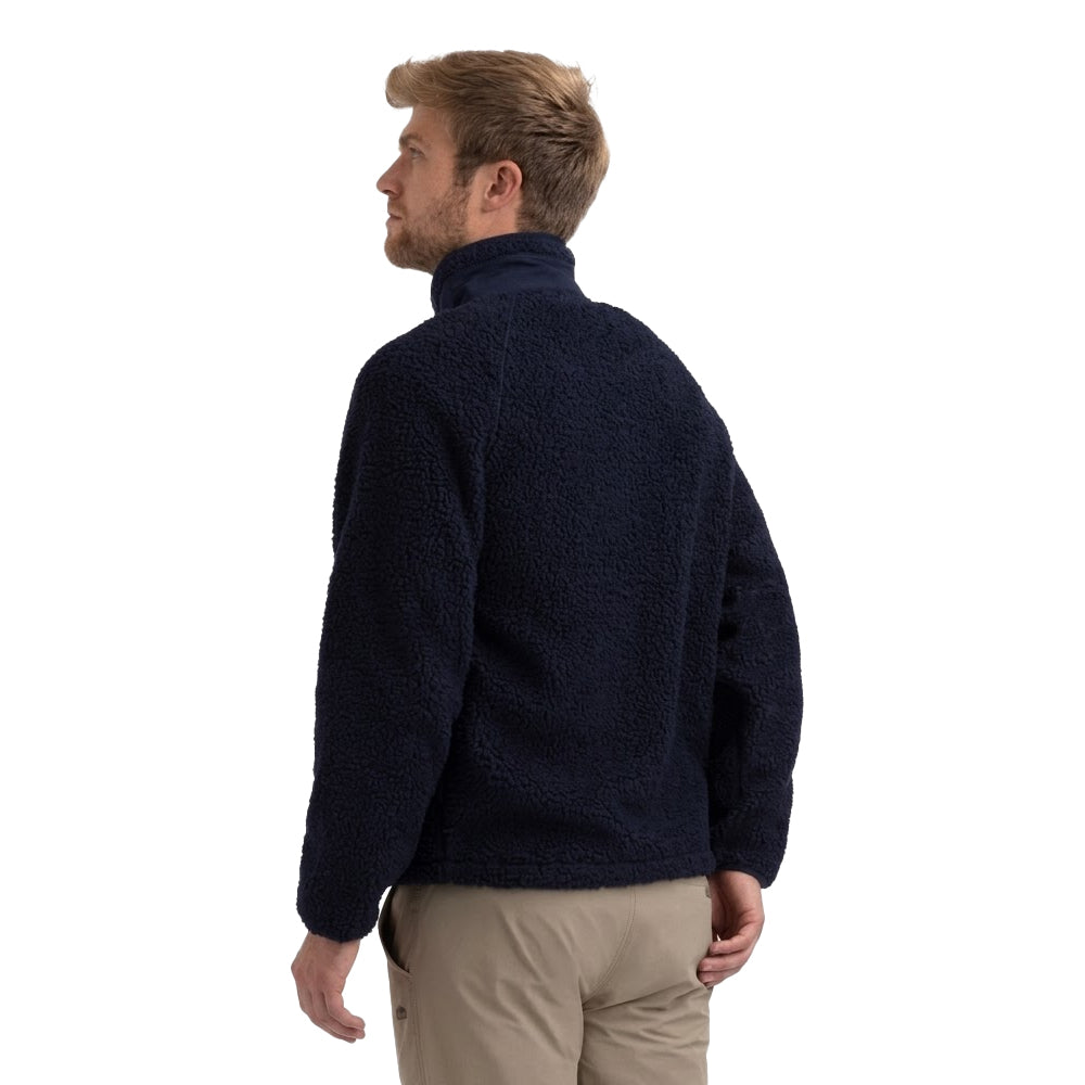 Navy - Lifestyle - Trespass Mens Brookes AT400 Fleece Top
