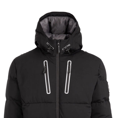 Black - Side - Trespass Mens Thompson DLX Down Jacket
