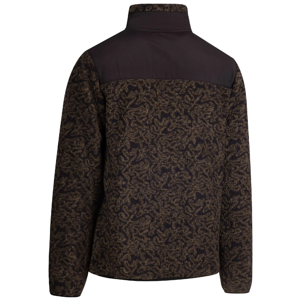 Black-Green - Back - Trespass Mens Gordon Camo DLX Fleece Jacket