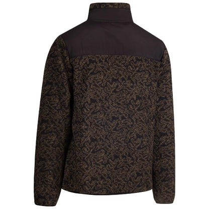 Black-Green - Back - Trespass Mens Gordon Camo DLX Fleece Jacket