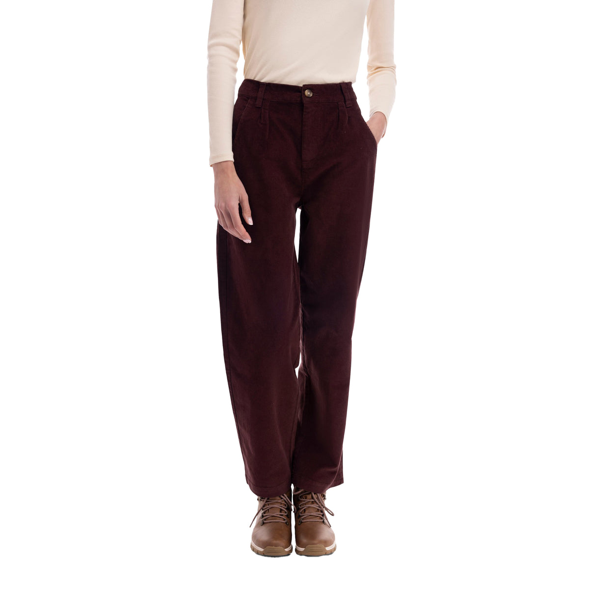 Mocha - Side - Trespass Womens-Ladies Loz Trousers