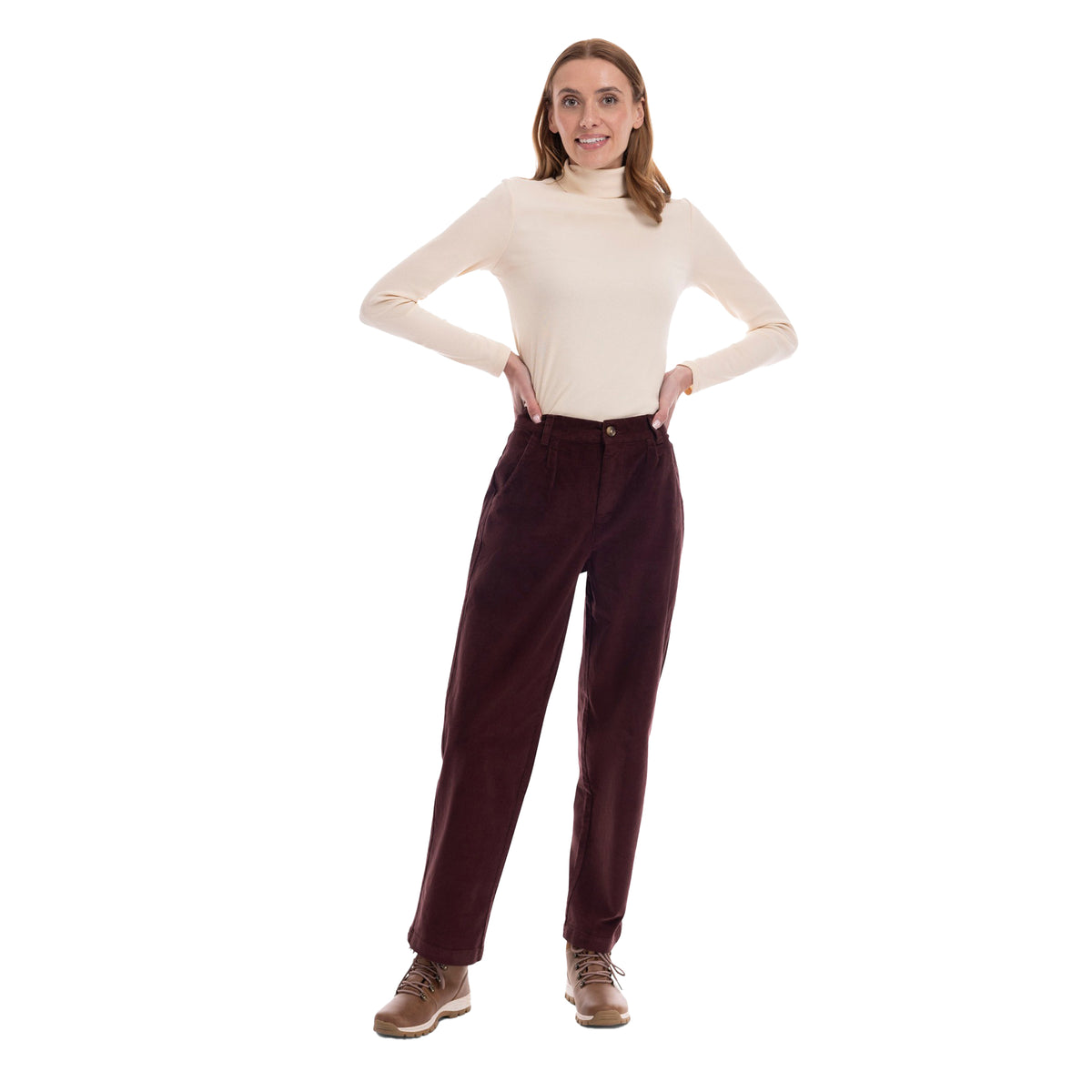 Mocha - Pack Shot - Trespass Womens-Ladies Loz Trousers