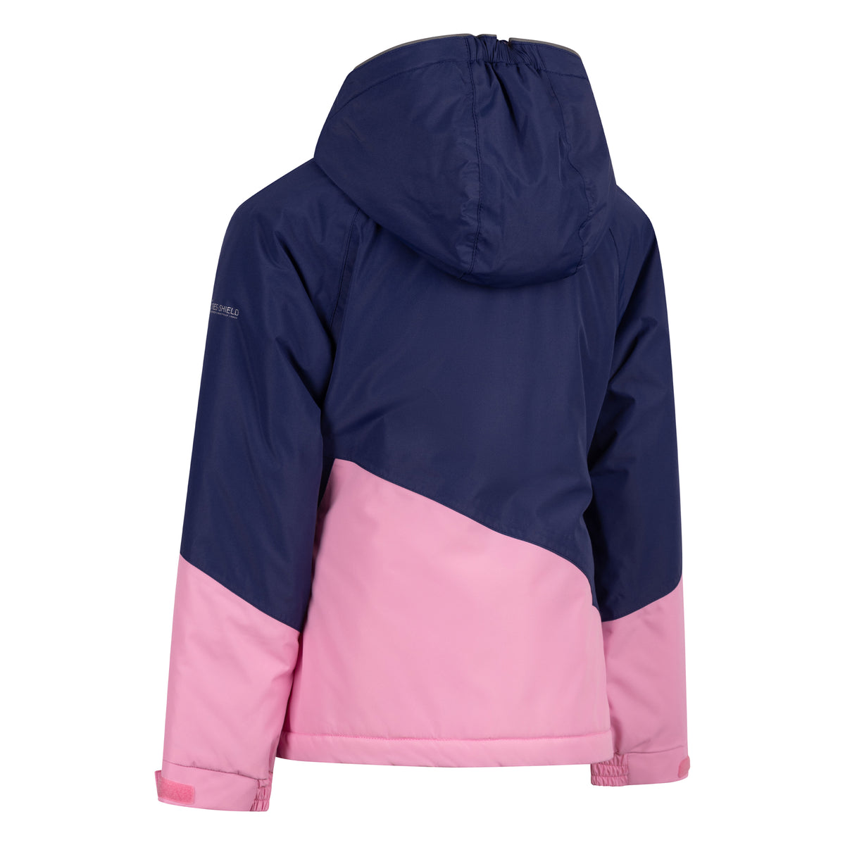 Sapphire Blue - Back - Trespass Girls Ottile Padded Waterproof Jacket