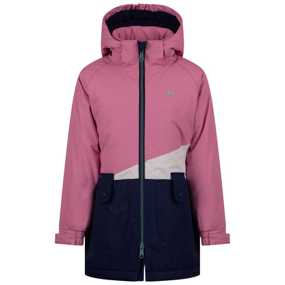 Pink - Front - Trespass Girls Bligh Jacket