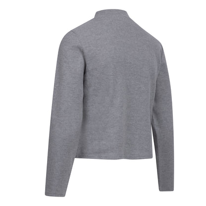 Grey Marl - Back - Trespass Womens-Ladies Lizanna Knitted Mock Neck Top