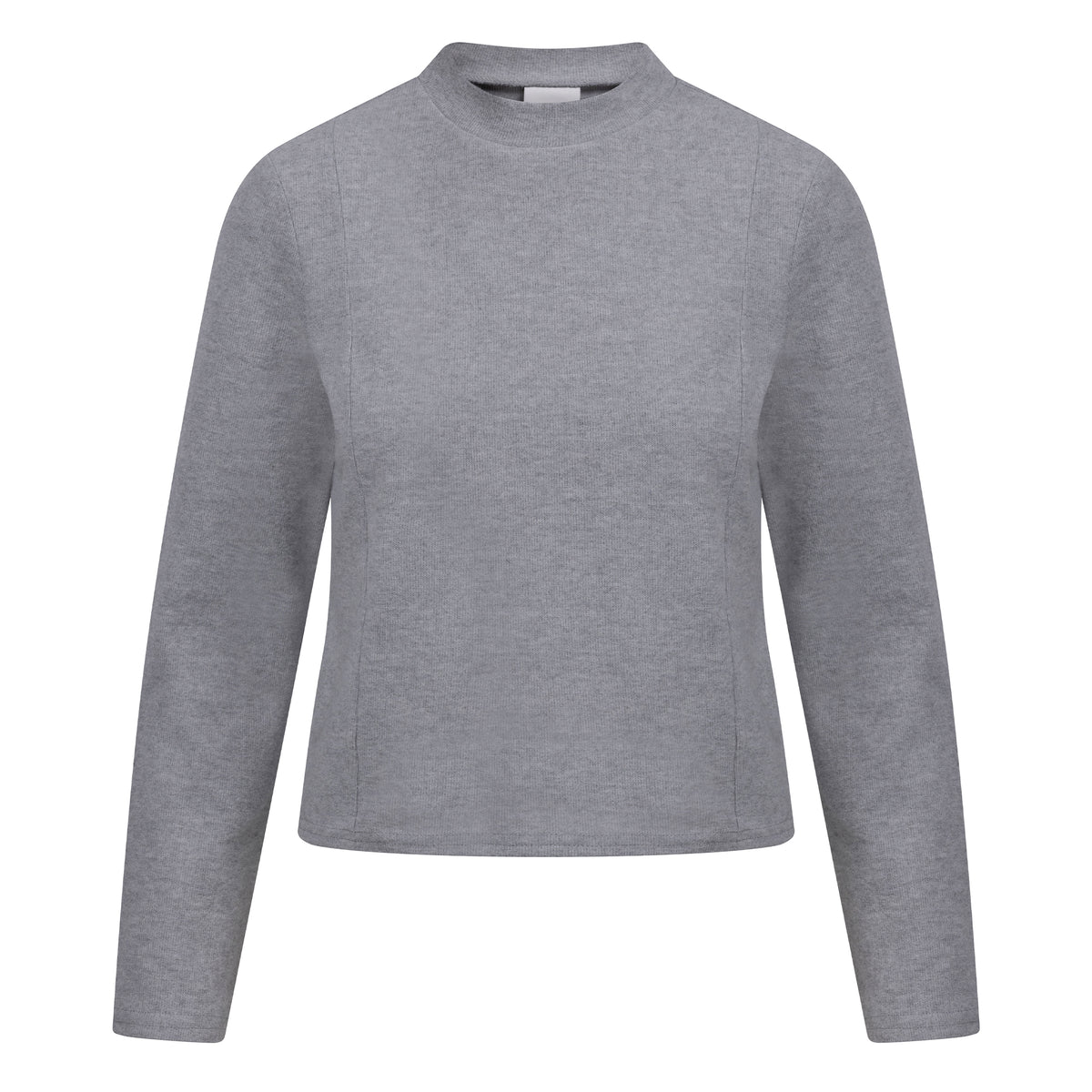 Grey Marl - Front - Trespass Womens-Ladies Lizanna Knitted Mock Neck Top