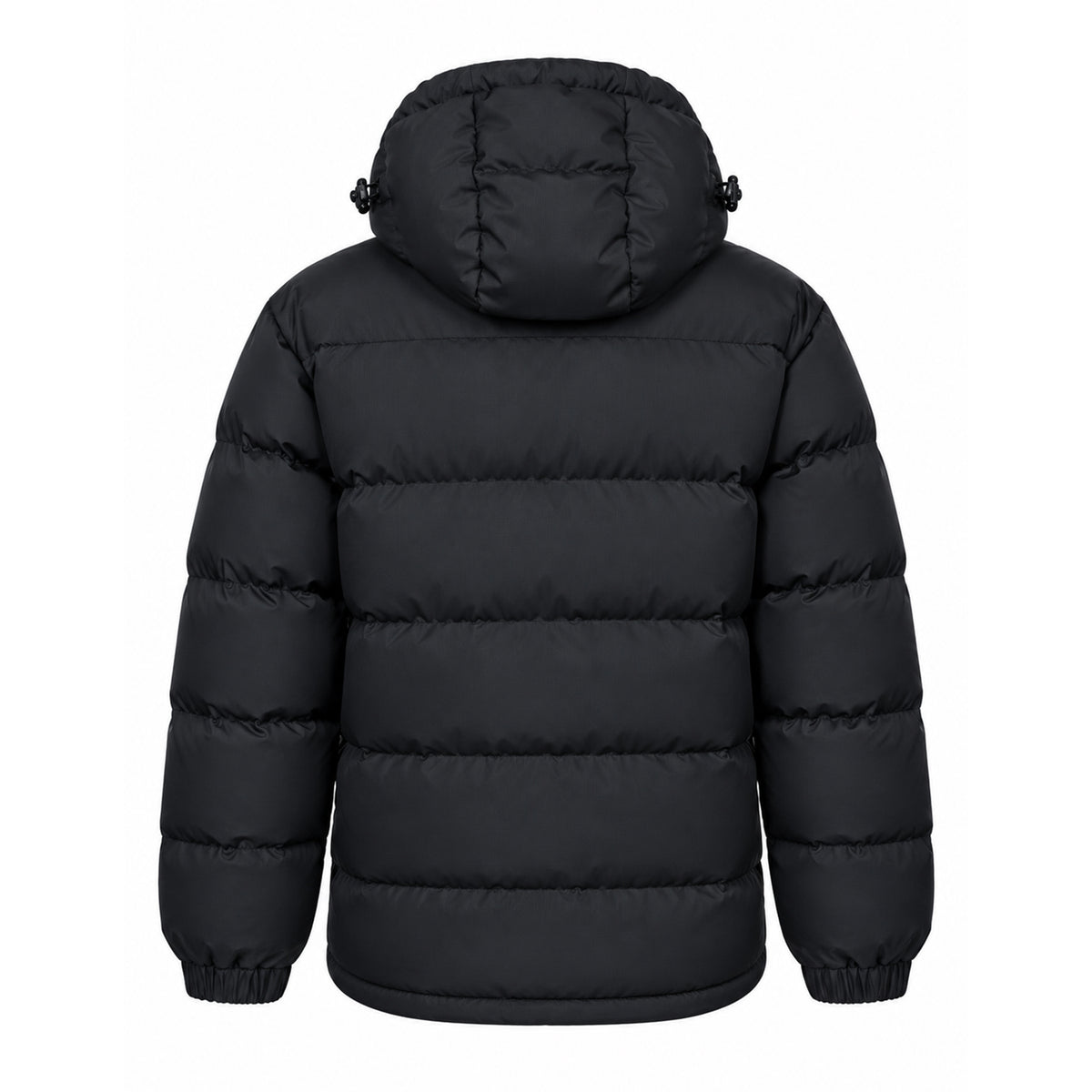 Black - Back - Trespass Boys Tuff Padded Jacket