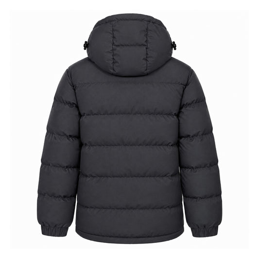 Dark Grey - Back - Trespass Boys Tuff Padded Jacket