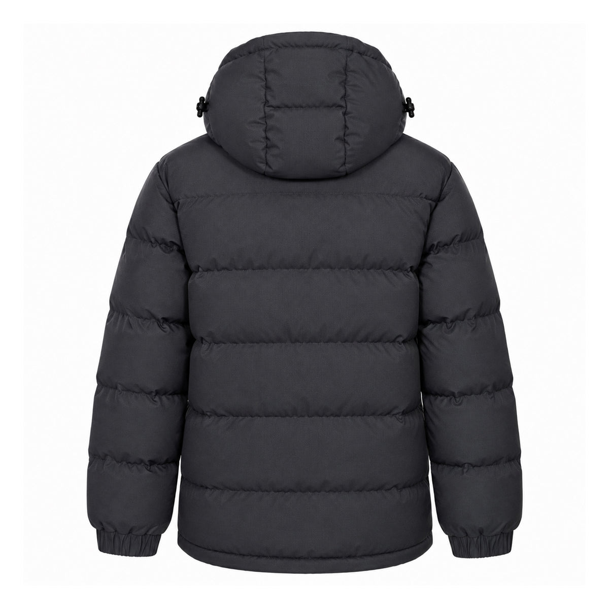 Dark Grey - Back - Trespass Boys Tuff Padded Jacket