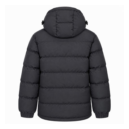 Dark Grey - Back - Trespass Boys Tuff Padded Jacket