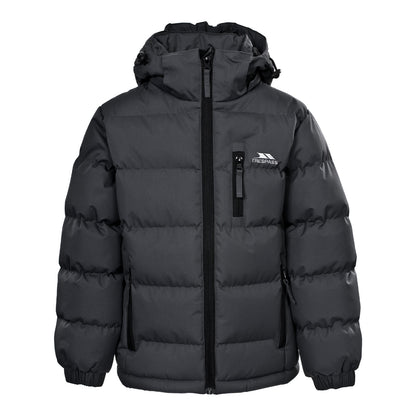 Flint - Front - Trespass Boys Tuff Padded Jacket
