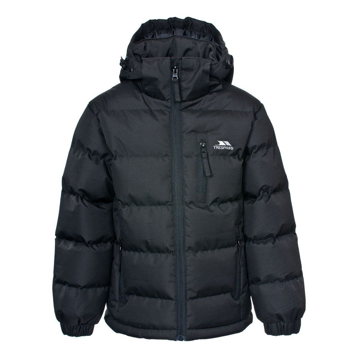 Navy - Front - Trespass Boys Tuff Padded Jacket