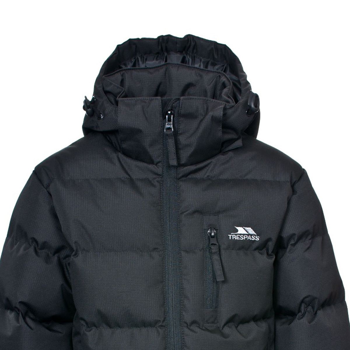 Navy - Side - Trespass Boys Tuff Padded Jacket