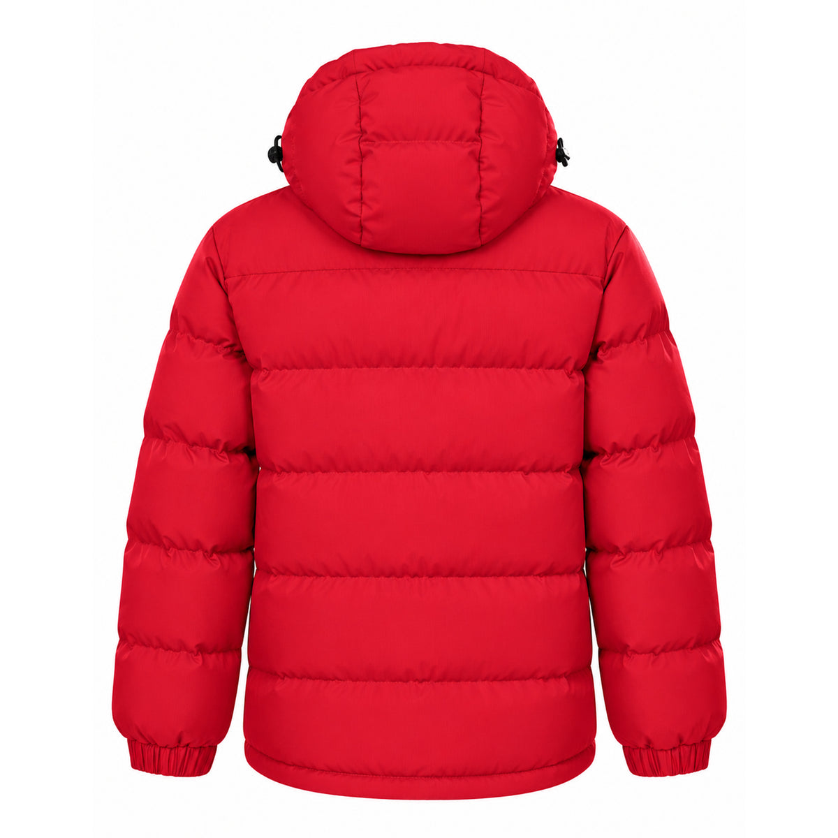 Red - Back - Trespass Boys Tuff Padded Jacket