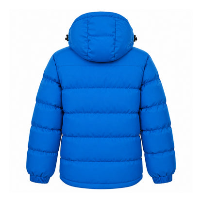 Blue - Back - Trespass Boys Tuff Padded Jacket