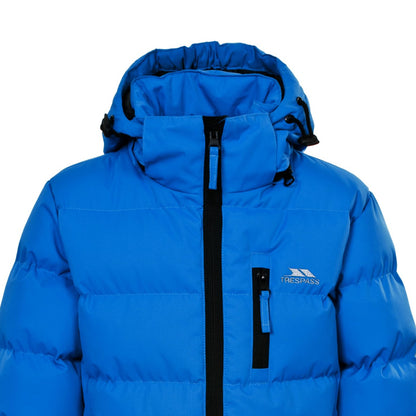Blue - Side - Trespass Boys Tuff Padded Jacket