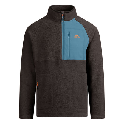 Charcoal - Front - Trespass Mens North AT200 Fleece Top