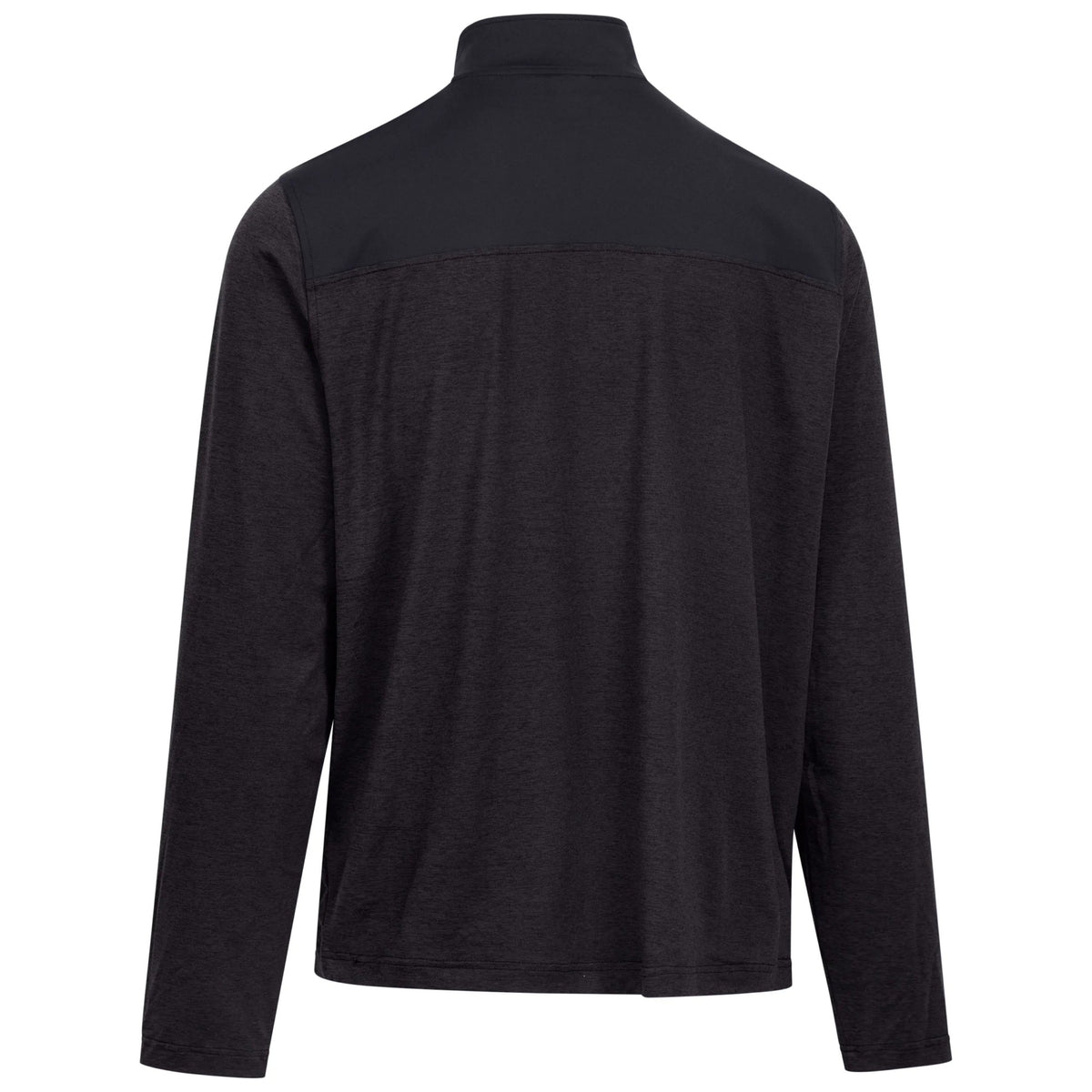 Charcoal Marl - Back - Trespass Mens Lawrie DLX Quarter Zip Track Top
