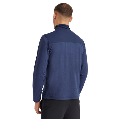 Navy Marl - Pack Shot - Trespass Mens Lawrie DLX Quarter Zip Track Top