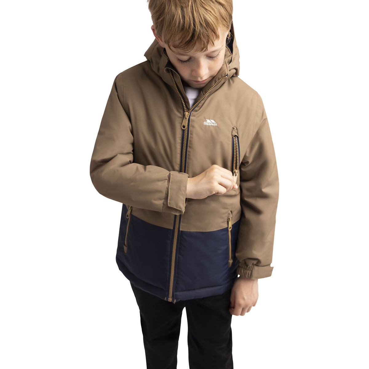 Brownie - Lifestyle - Trespass Boys Franzz Padded Waterproof Jacket