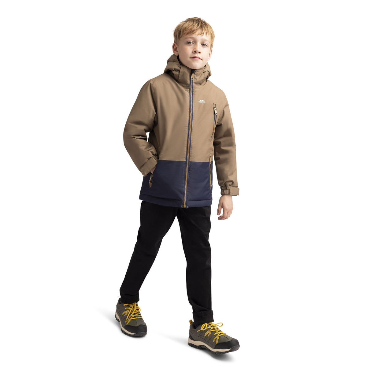 Brownie - Close up - Trespass Boys Franzz Padded Waterproof Jacket