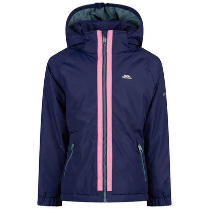 Sapphire Blue - Front - Trespass Girls Rossa Padded Waterproof Jacket
