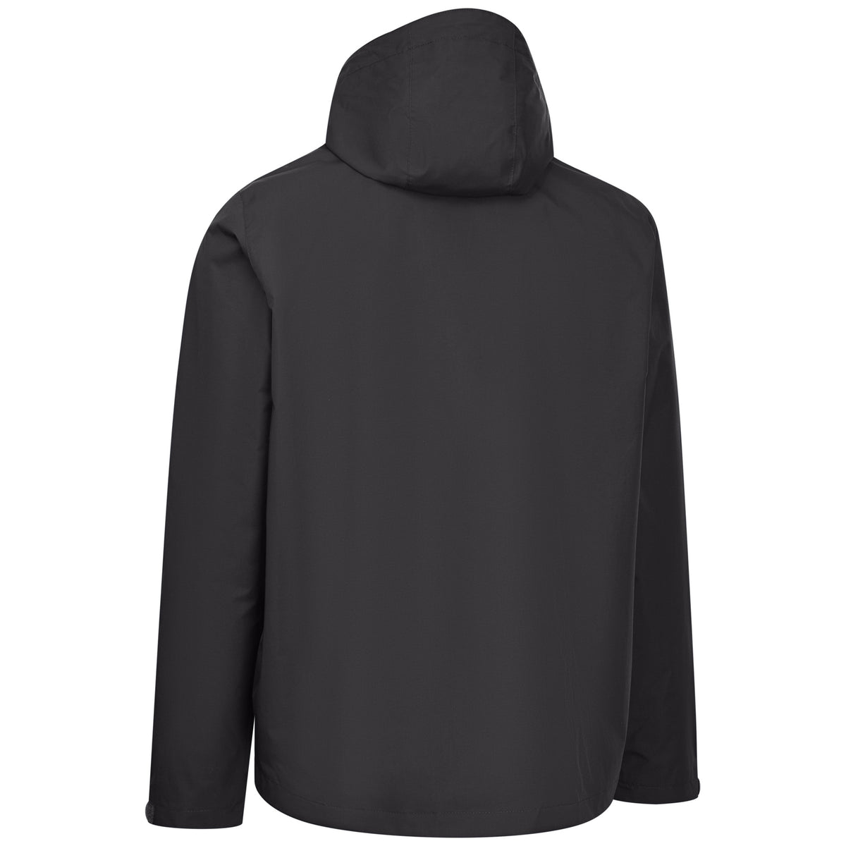 Dark Grey - Back - Trespass Mens Fyfinn Padded Waterproof Jacket