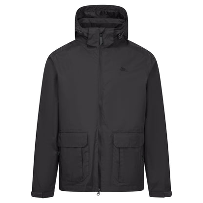 Dark Grey - Front - Trespass Mens Fyfinn Padded Waterproof Jacket