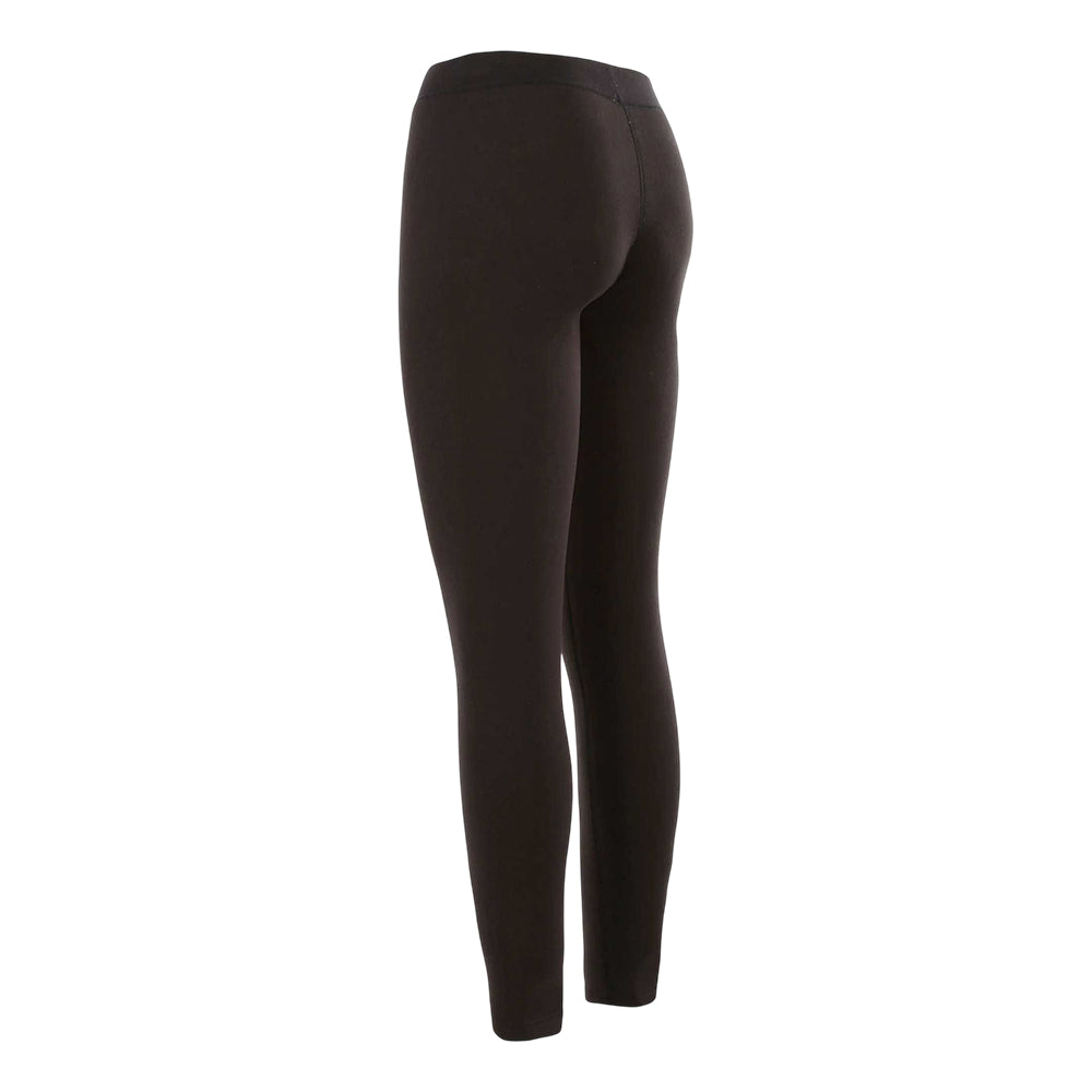 Black - Back - Trespass Womens-Ladies Fuzzy Sherpa Lined Leggings