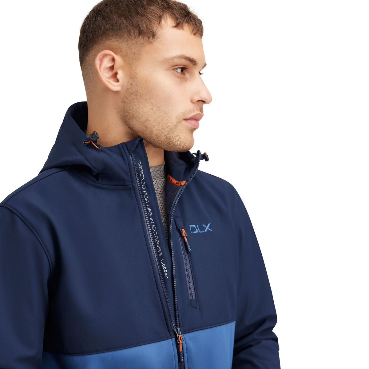 Navy - Lifestyle - Trespass Mens Flanagan DLX Soft Shell Jacket