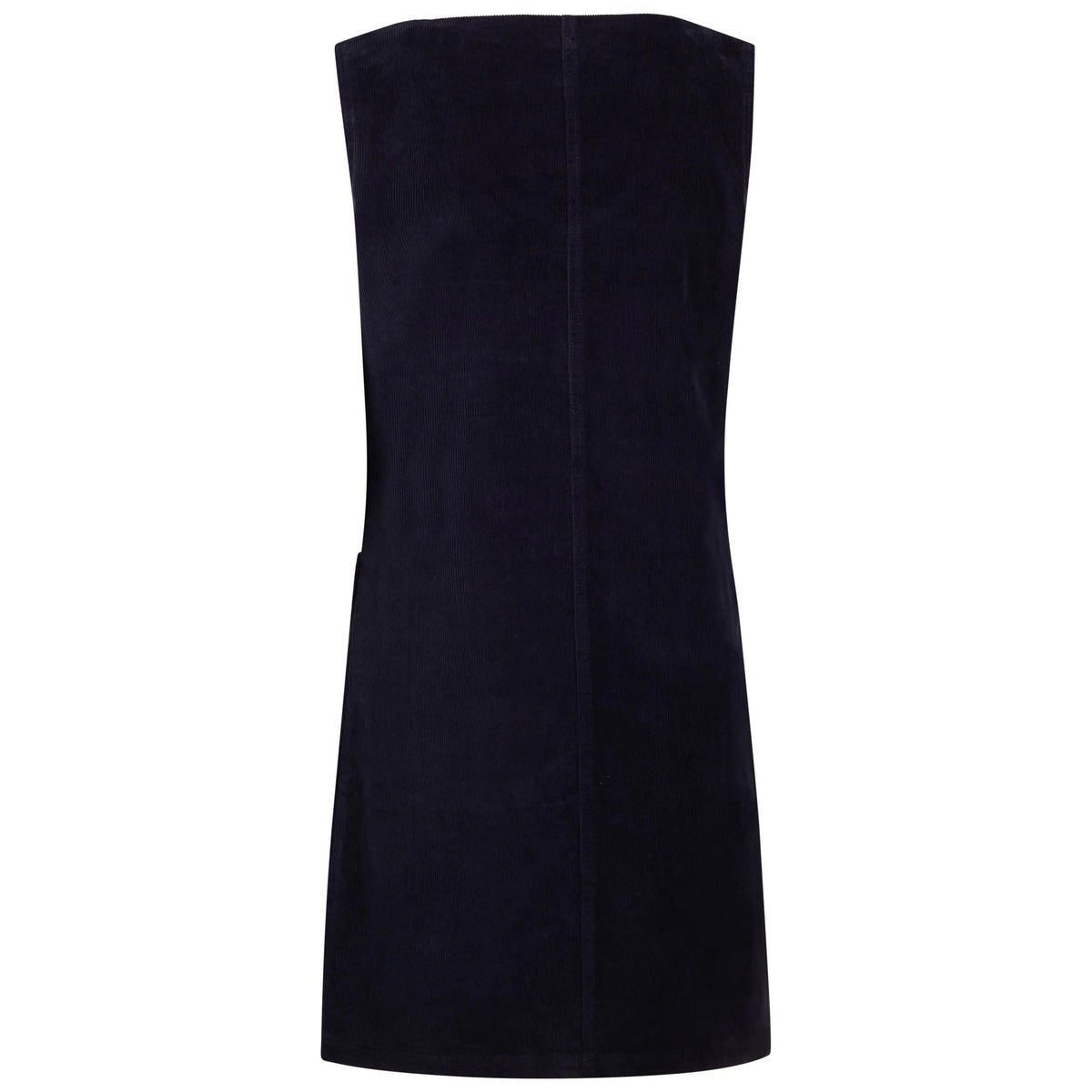 Navy - Back - Trespass Womens-Ladies Tarissa Corduroy Pinafore Dress