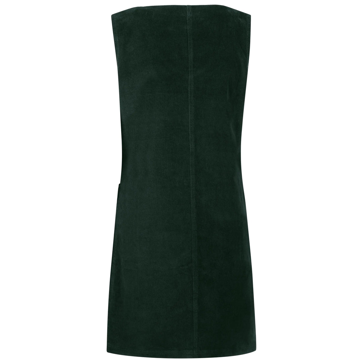 Dark Green - Back - Trespass Womens-Ladies Tarissa Corduroy Pinafore Dress