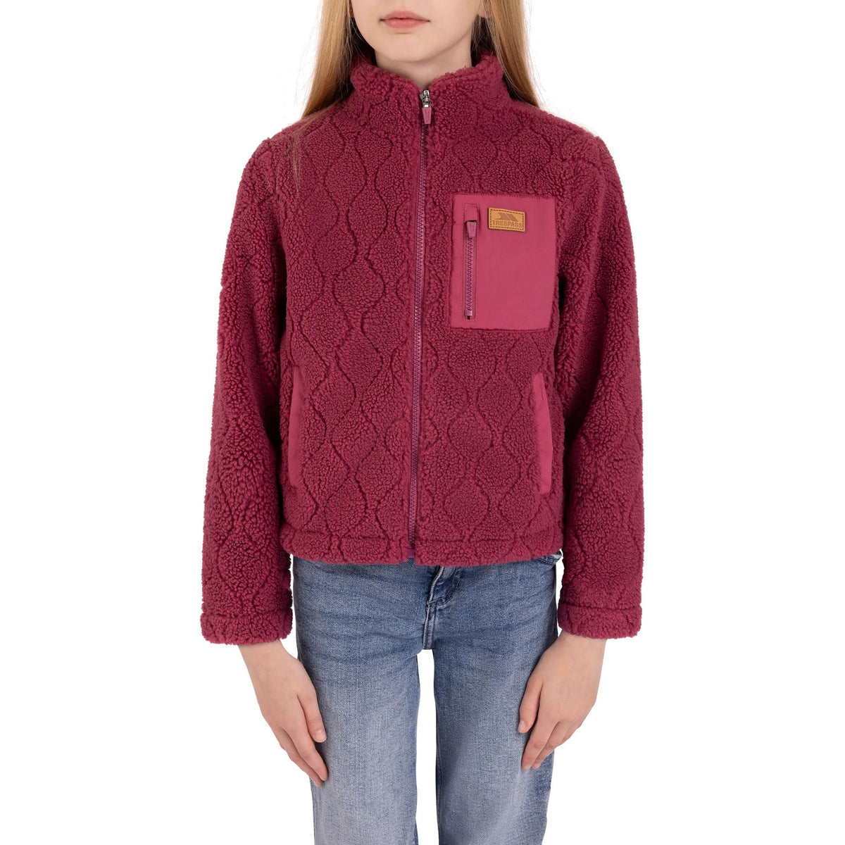 Rose Blush - Pack Shot - Trespass Unisex Adult Southford Fleece Jacket